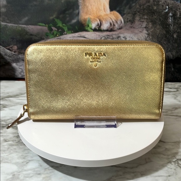 Prada Gold Wallet - Picture 1 of 15